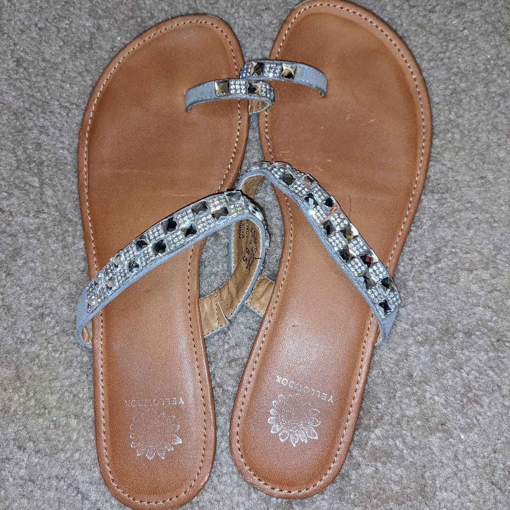 Yellow box sandals